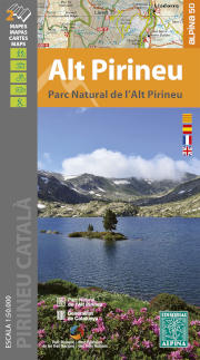 Mapa excursionista del Parc Natural de l'Alt Pirineu
