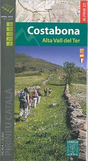 Mapa excursionista - Costabona.